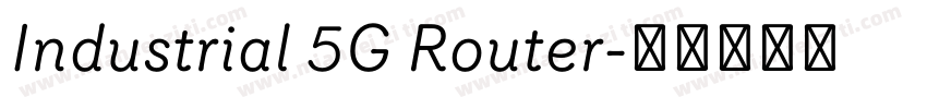 Industrial 5G Router字体转换